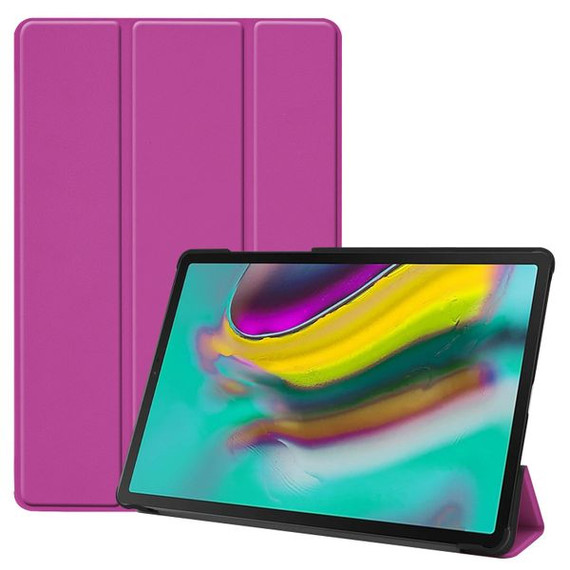 Samsung Galaxy Tab S5e T720    Tri-Fold PU Case    Purple