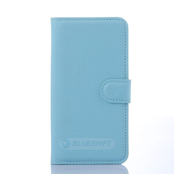 Galaxy S6 Edge      Pu Wallet Case    [Lightblue]