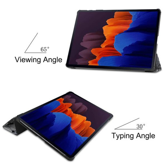 Samsung Galaxy Tab S7+ T970    Designer Tri-Fold Case      EiffelTower