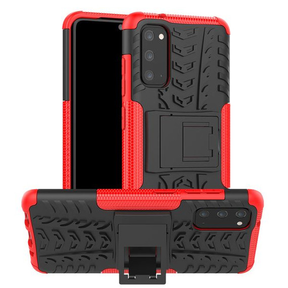 Samsung Galaxy S20      Heavy Duty Case    Red