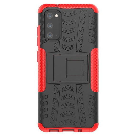 Samsung Galaxy S20      Heavy Duty Case    Red