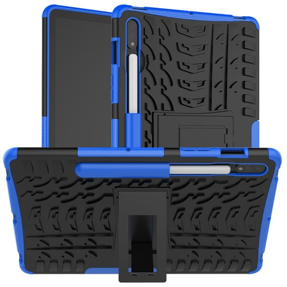 Samsung Galaxy Tab S7 T870    Heavy Duty Case    Blue