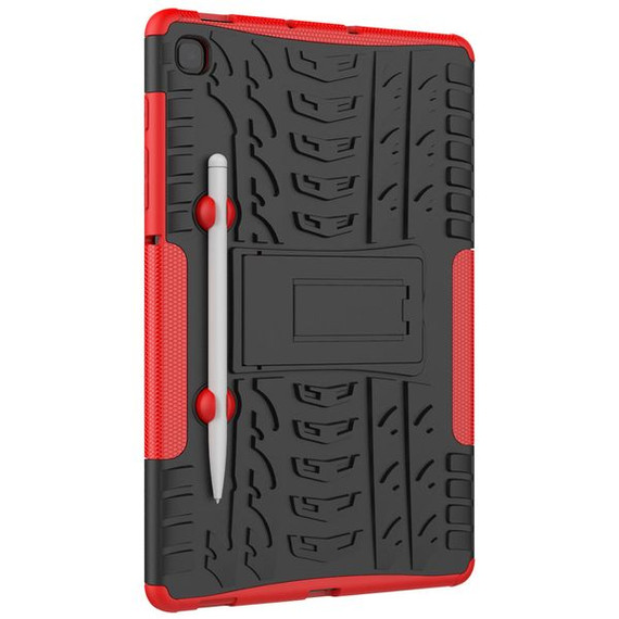 Samsung Galaxy Tab S6 Lite P610    Heavy Duty Case    Red