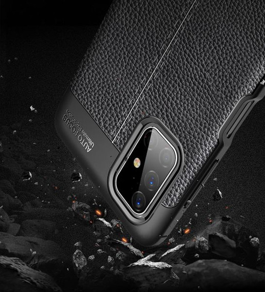 Samsung Galaxy M51      Leather Texture Case    Navy