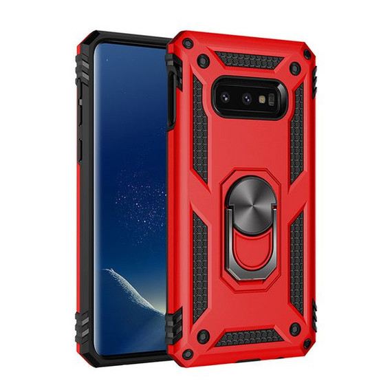 Samsung Galaxy S10E      Military Armour Case    Red