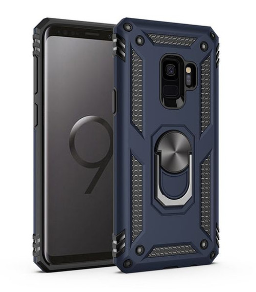 Samsung Galaxy S9      Military Armour Case    Navy