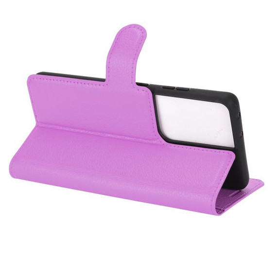 Galaxy S21 Ultra      Pu Wallet Case    [Purple]