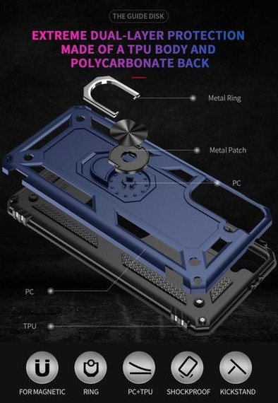 Samsung Galaxy S21 Plus      Military Armour Case    Navy