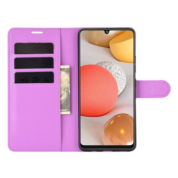 Galaxy A42      Pu Wallet Case    [Purple]
