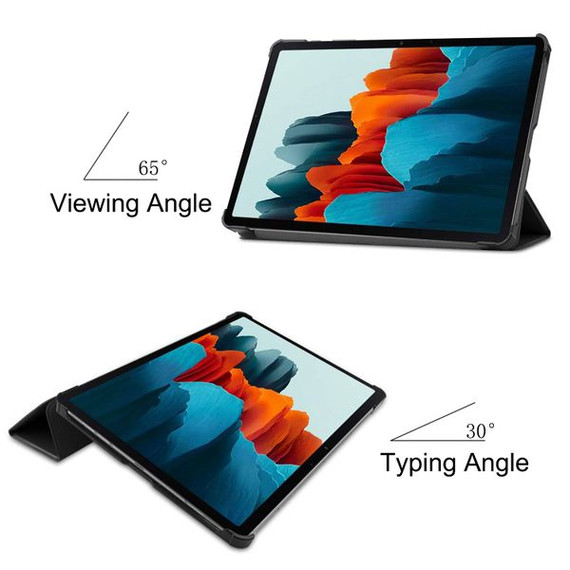 Samsung Galaxy Tab S8 X700    Tri-Fold PU Case    Black