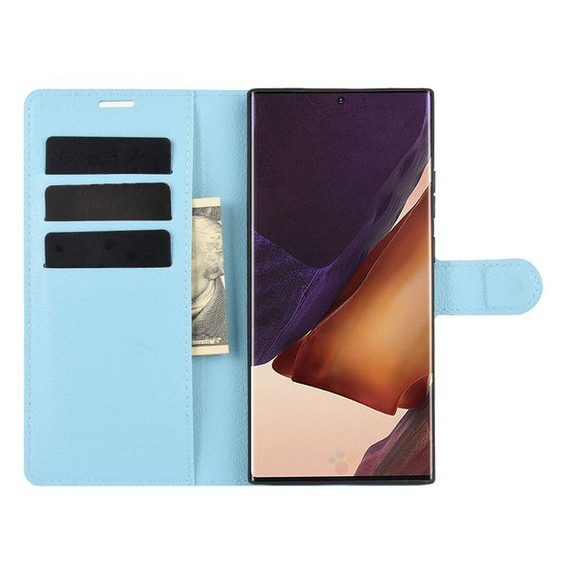 Galaxy Note 20 Ultra      Pu Wallet Case    [Lightblue]