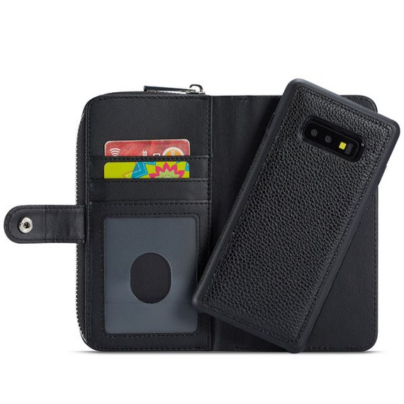 Samsung Galaxy S10E Zipper Wallet Case Black Samsung Galaxy S10E Zipper Wallet Case Black