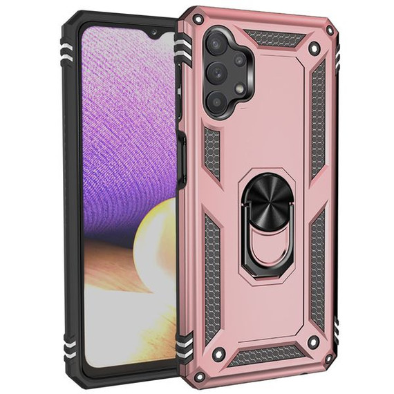 Samsung Galaxy A32 4G      Military Armour Case    RoseGold