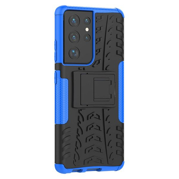 Samsung Galaxy S21 Ultra      Heavy Duty Case    Blue
