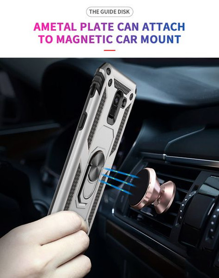 Samsung Galaxy A8 2018      Military Armour Case    Gold