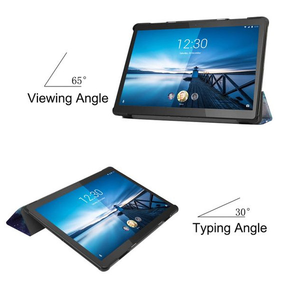 Lenovo Tab M10 FHD Rel TB-X605LC Designer Tri-Fold Case Galaxy Lenovo Tab M10 FHD Rel TB-X605LC Designer Tri-Fold Case Galaxy