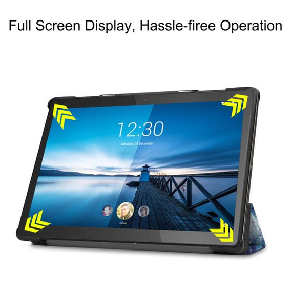 Lenovo Tab M10 FHD Rel TB-X605LC Designer Tri-Fold Case Galaxy Lenovo Tab M10 FHD Rel TB-X605LC Designer Tri-Fold Case Galaxy