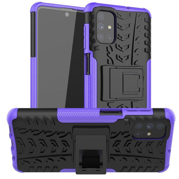Samsung Galaxy M51      Heavy Duty Case    Purple