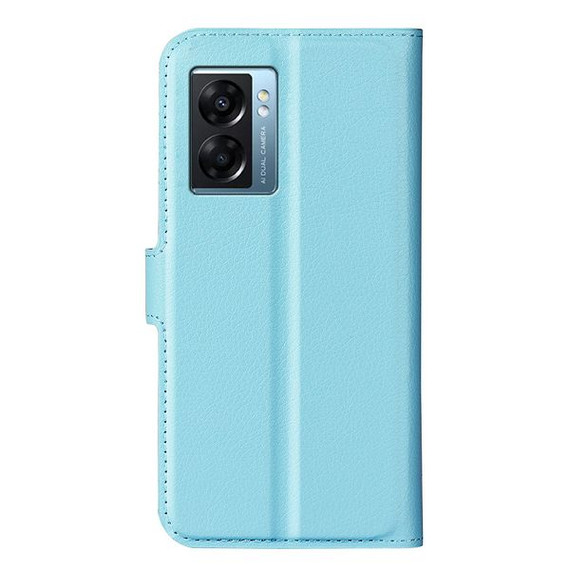 Oppo A77 5G      Pu Wallet Case    [Lightblue]