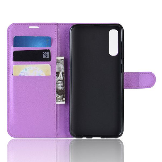 Galaxy A70      Pu Wallet Case    [Purple]