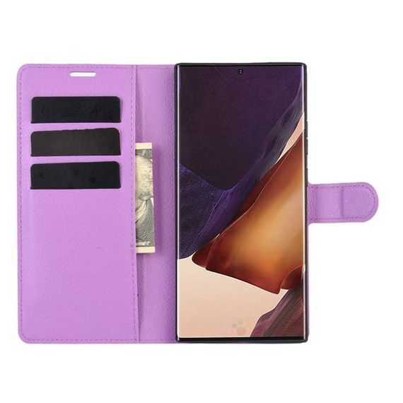 Galaxy Note 20 Ultra      Pu Wallet Case    [Purple]