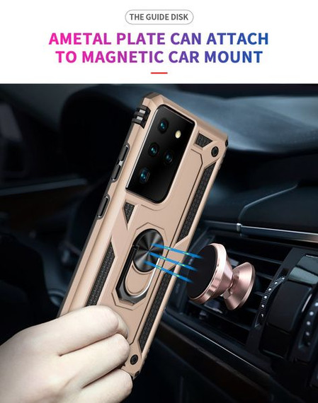 Samsung Galaxy S21 Ultra      Military Armour Case    Gold