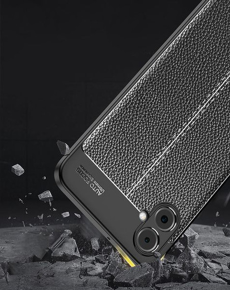 Samsung Galaxy A05      Leather Texture Case    Navy