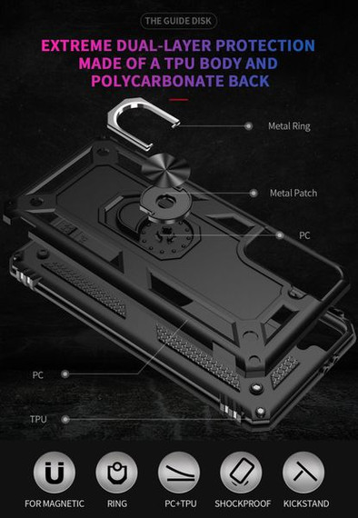 Samsung Galaxy S21      Military Armour Case    Black