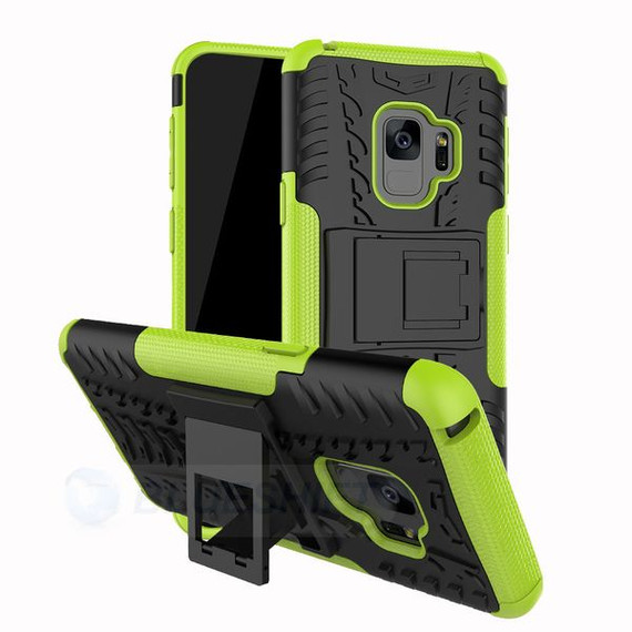 Samsung Galaxy S9      Heavy Duty Case    Green