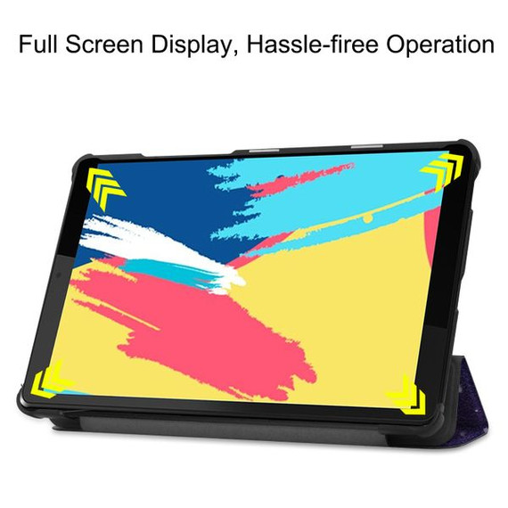 Lenovo Tab M8 FHD TB-8705F Designer Tri-Fold Case Galaxy Lenovo Tab M8 FHD TB-8705F Designer Tri-Fold Case Galaxy