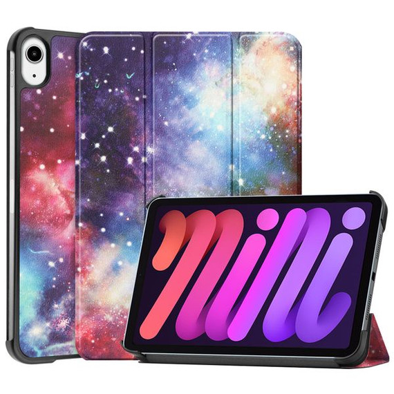 Apple iPad Mini 8.3" 2021 (6th Gen)    Designer Tri-Fold Case    Galaxy