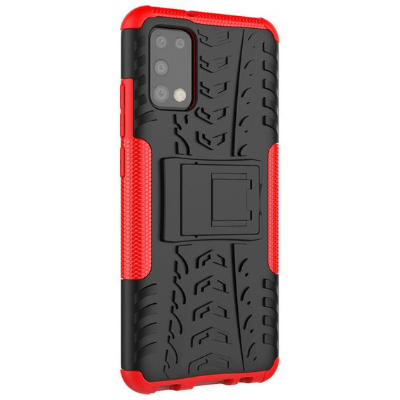 Samsung Galaxy A02S      Heavy Duty Case    Red