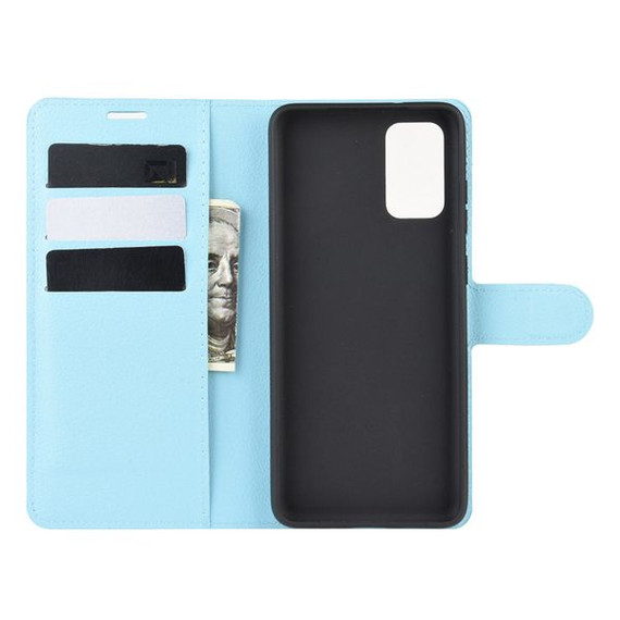 Galaxy S20 Plus      Pu Wallet Case    [Lightblue]
