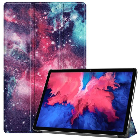  Lenovo Tab P11 Plus J616    Designer Tri-Fold Case      Galaxy
