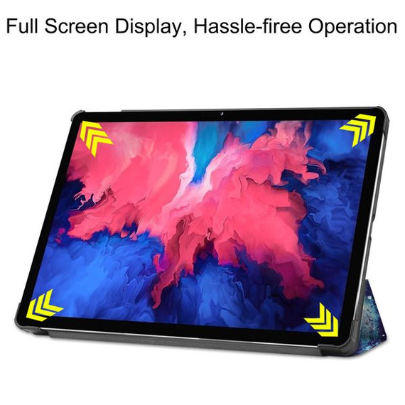  Lenovo Tab P11 Plus J616    Designer Tri-Fold Case      Galaxy