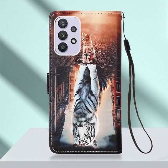 Samsung Galaxy A23 Designer PU Case Cat&Tiger Samsung Galaxy A23 Designer PU Case Cat&Tiger