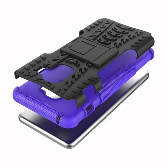 Samsung Galaxy A8 Plus 2018      Heavy Duty Case    Purple