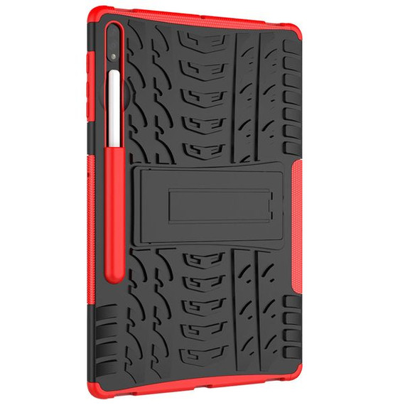 Samsung Galaxy Tab S9+ X810    Heavy Duty Case    Red