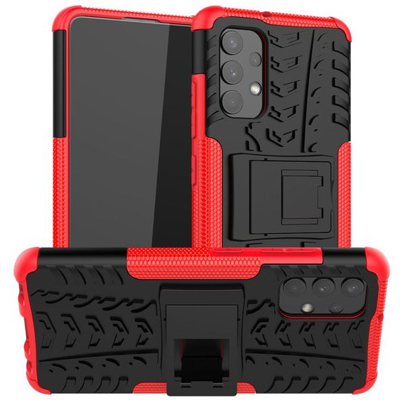 Samsung Galaxy A32 4G      Heavy Duty Case    Red