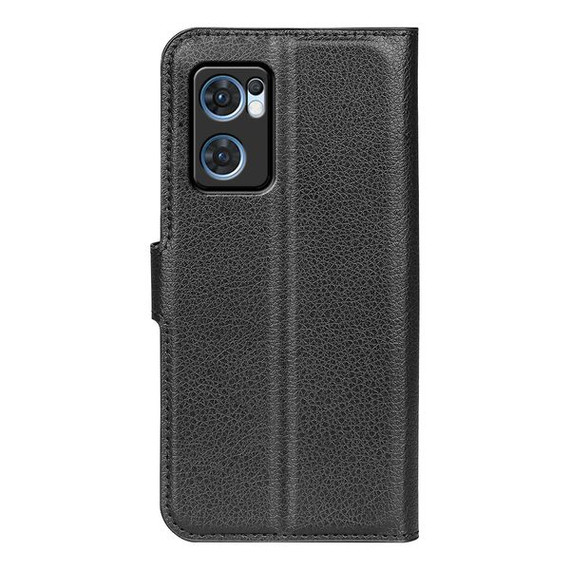 Oppo Find X5 Lite 5G      Pu Wallet Case    [Black]
