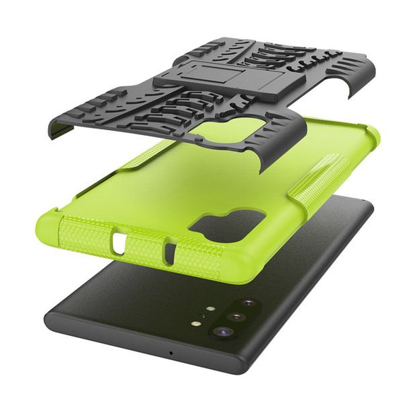 Samsung Galaxy Note 10 Plus      Heavy Duty Case    Green