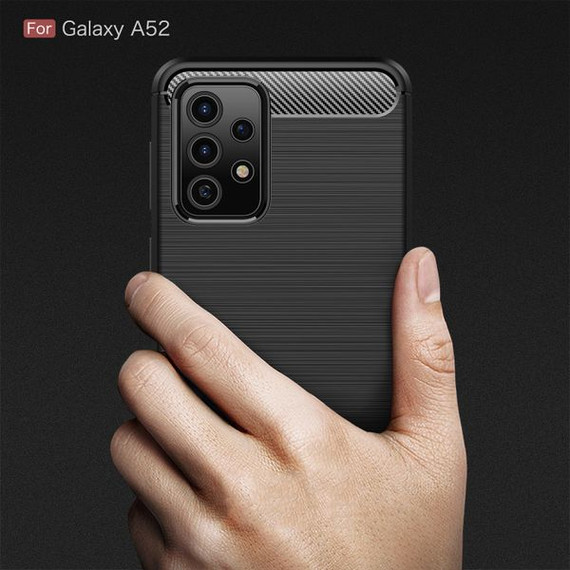 Samsung Galaxy A52 Carbon Fibre Case Black Samsung Galaxy A52 Carbon Fibre Case Black