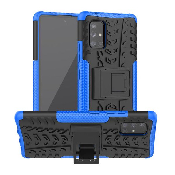 Samsung Galaxy A71 5G      Heavy Duty Case    Blue