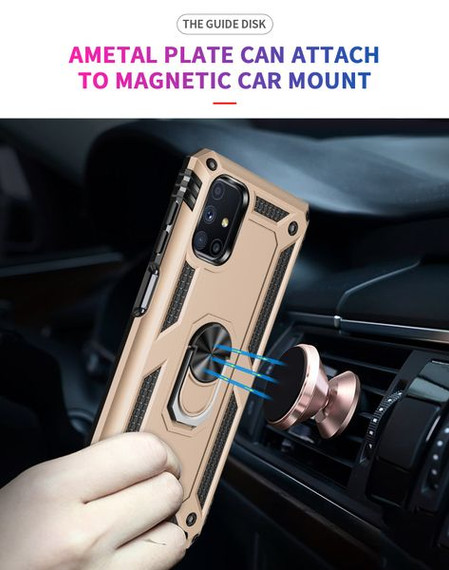 Samsung Galaxy M51      Military Armour Case    Gold