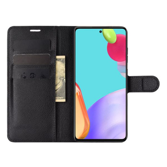 Galaxy A52S 5G      Pu Wallet Case    [Black]