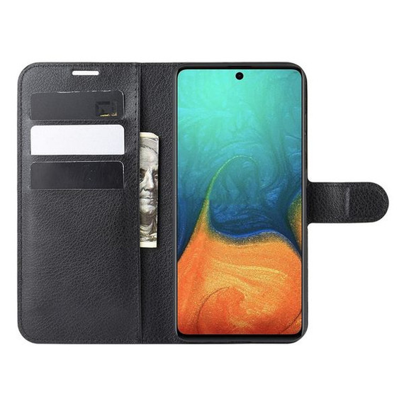 Galaxy A71 5G      Pu Wallet Case    [Black]