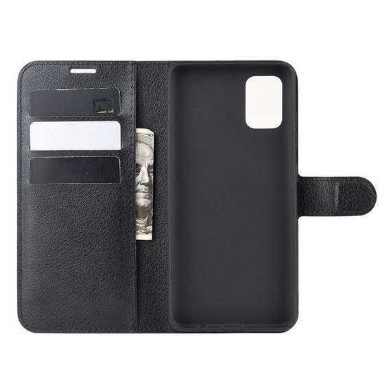 Galaxy A51      Pu Wallet Case    [Black]