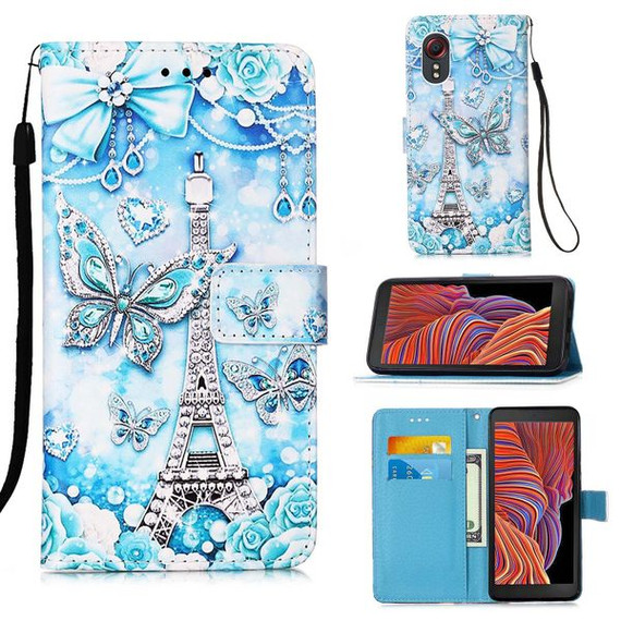 Samsung Galaxy Xcover 5      Designer PU Case      EiffelTower