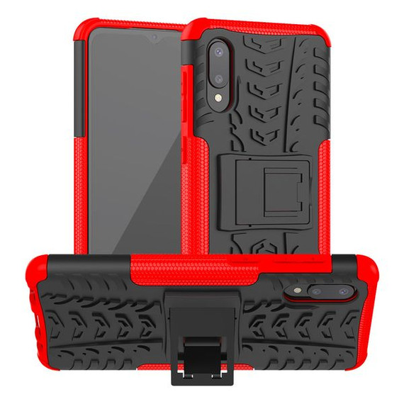 Samsung Galaxy A02      Heavy Duty Case    Red