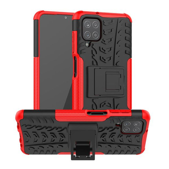 Samsung Galaxy A12      Heavy Duty Case    Red